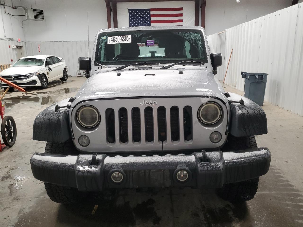 2016 Jeep Wrangler VIN 1C4BJWKG9GL267438 Copart auction photo, side damage thumbnail 5