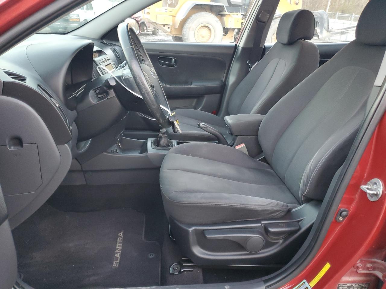 2009 Hyundai Elantra VIN KMHDU46D39U611147 Copart auction photo, front end damage thumbnail 7