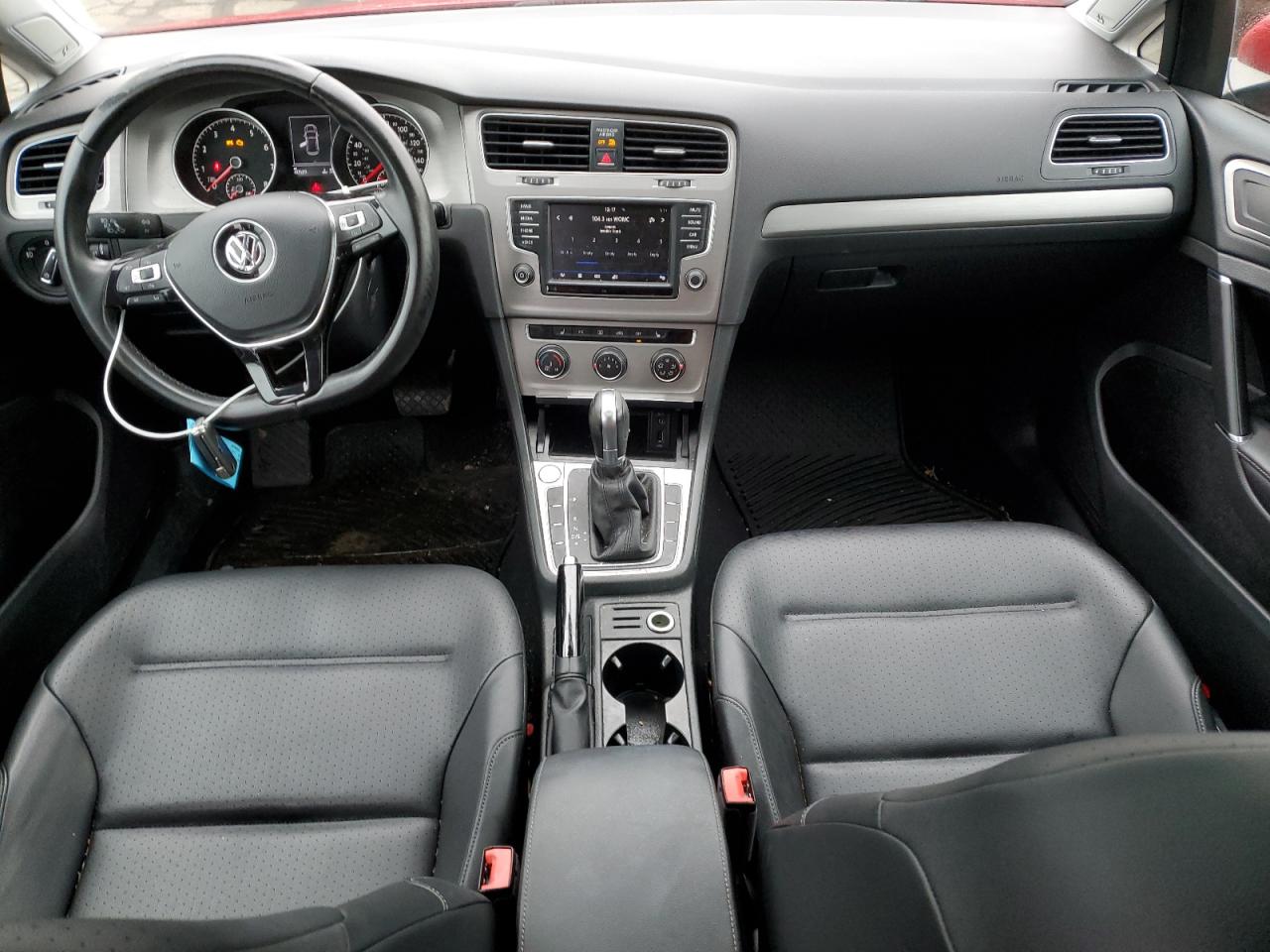 2017 Volkswagen Golf VIN 3VW217AU6HM058278 Copart auction photo, front end damage thumbnail 8