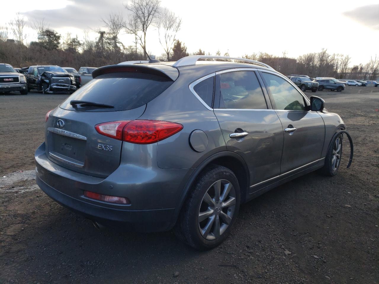 2011 Infiniti EX VIN JN1AJ0HRXBM850365 Copart auction photo, front end / minor dent/scratches damage thumbnail 3
