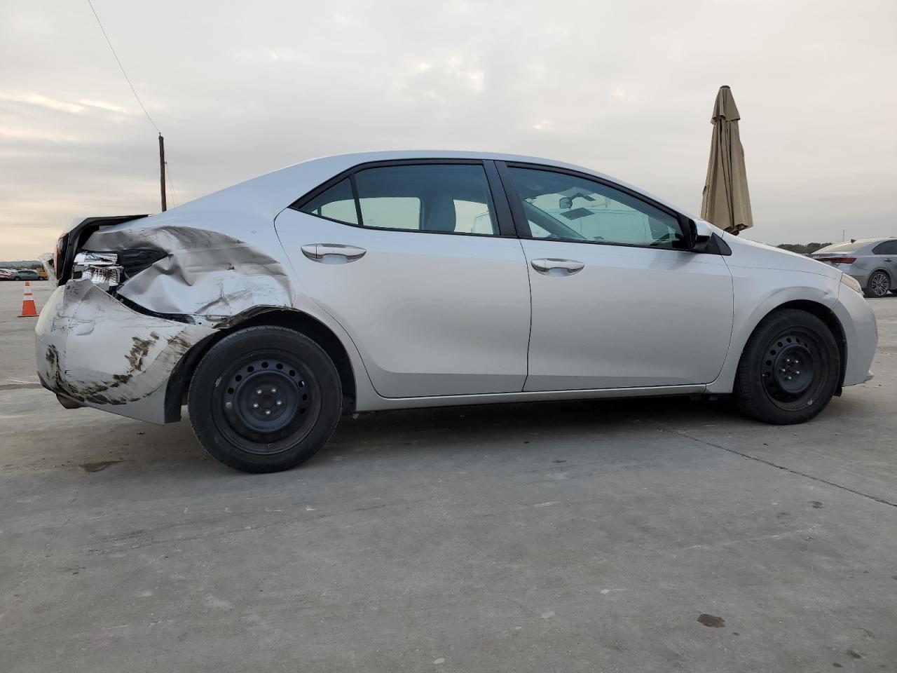 2015 Toyota Corolla VIN 2T1BURHE3FC453755 Copart auction photo, rear end / front end damage thumbnail 3