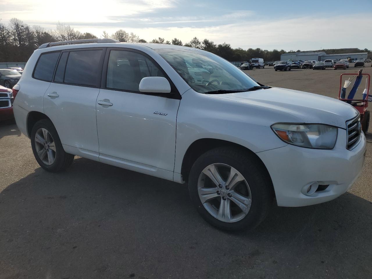 2008 Toyota Highlander VIN JTEES43AX82060116 Copart auction photo, minor dent/scratches damage thumbnail 4