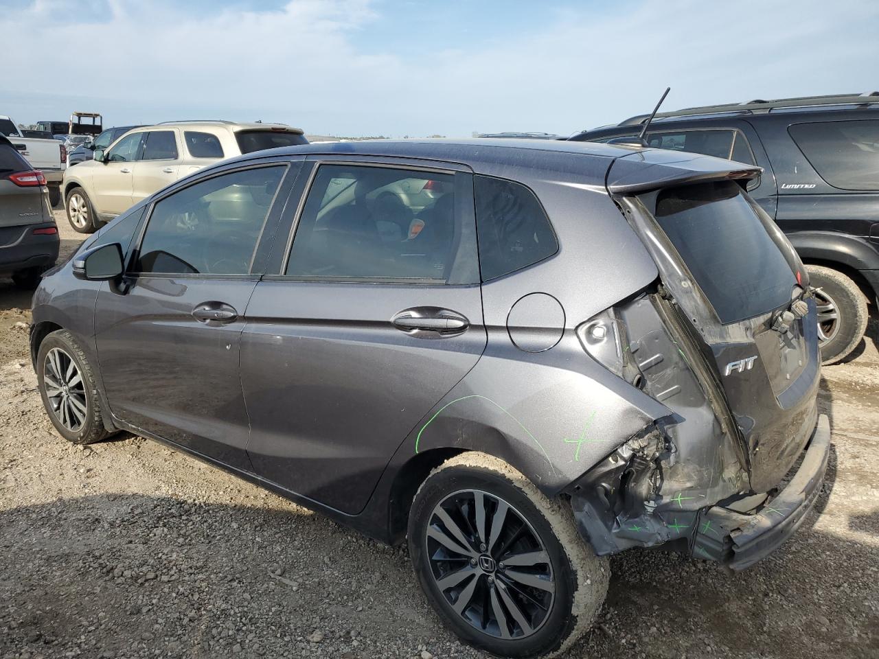 2019 Honda Fit VIN 3HGGK5H84KM748610 Copart auction photo, front end / rear end damage thumbnail 2
