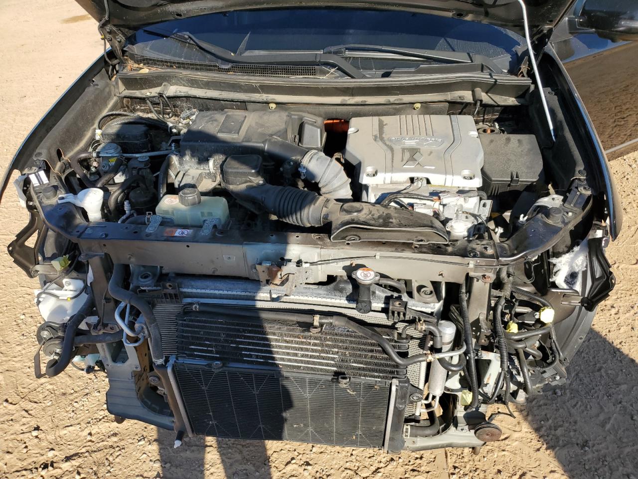 2018 Mitsubishi Outlander VIN JA4J24A5XJZ042795 Copart auction photo, front end damage thumbnail 13