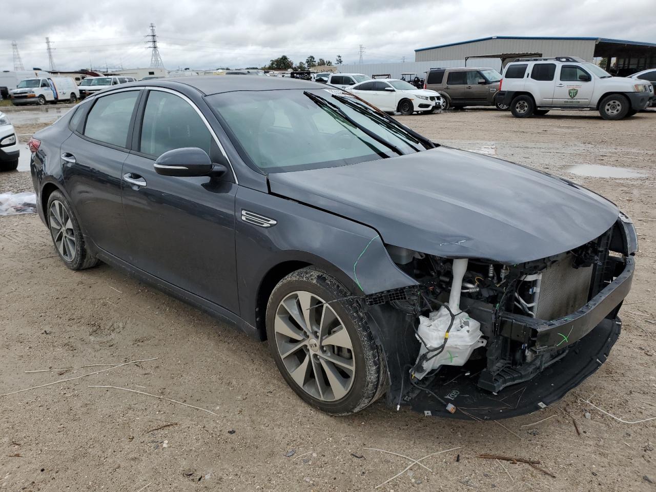 2019 KIA Optima VIN 5XXGT4L34KG289081 Copart auction photo, front end damage thumbnail 4