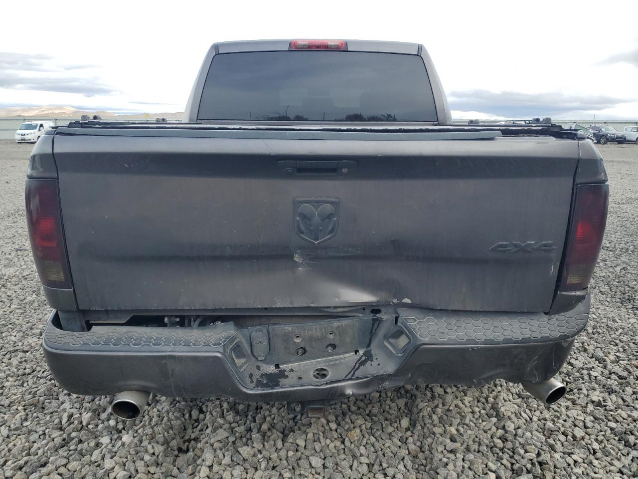 2017 RAM 1500 VIN 3C6RR7KT6HG574811 Copart auction photo, rear end damage thumbnail 6