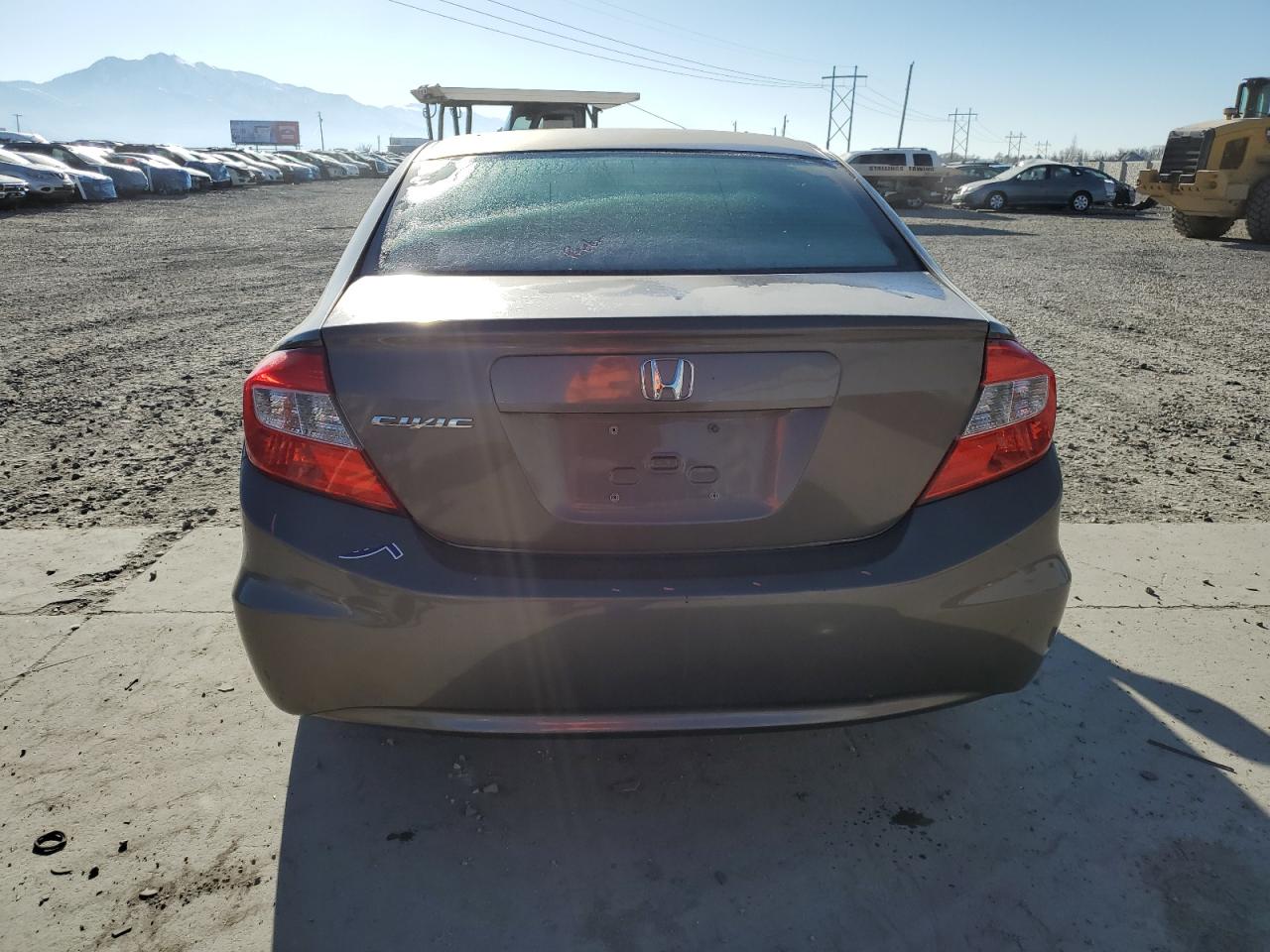 2012 Honda Civic VIN 2HGFB2F52CH543452 Copart auction photo, side damage thumbnail 6
