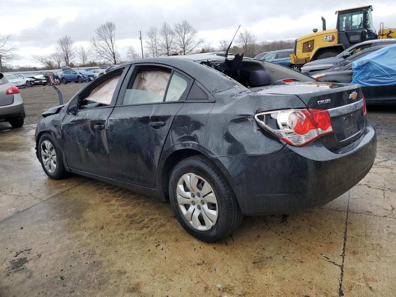 2014 Chevrolet Cruze VIN 1G1PA5SG9E7422004 Copart auction photo, rollover / front end damage thumbnail 2