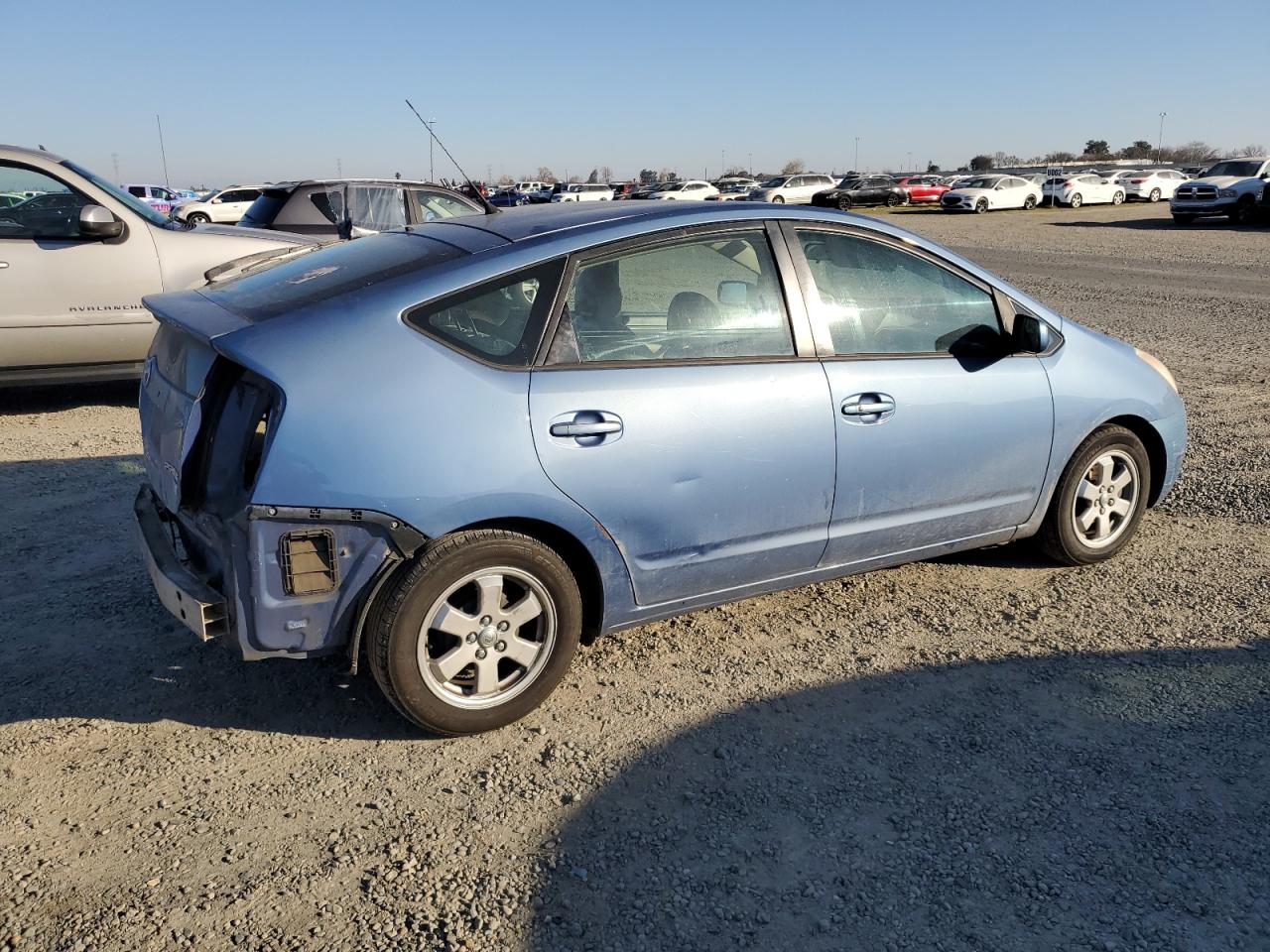 2005 Toyota Prius VIN JTDKB20U157047036 Copart auction photo, rear end damage thumbnail 2