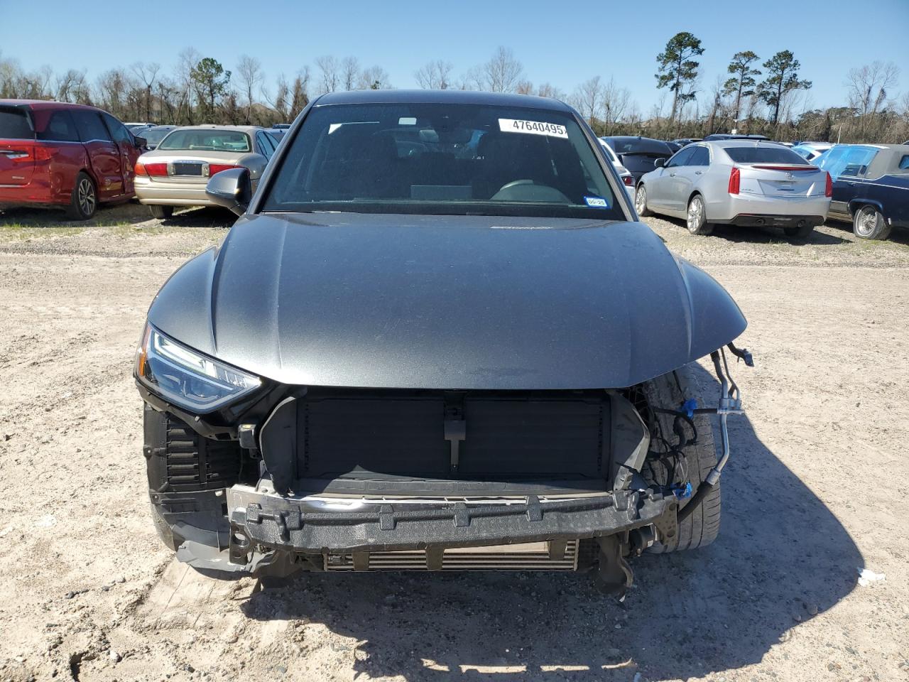2021 Audi Q5 VIN WA15AAFY2M2093842 Copart auction photo, side / front end damage thumbnail 5