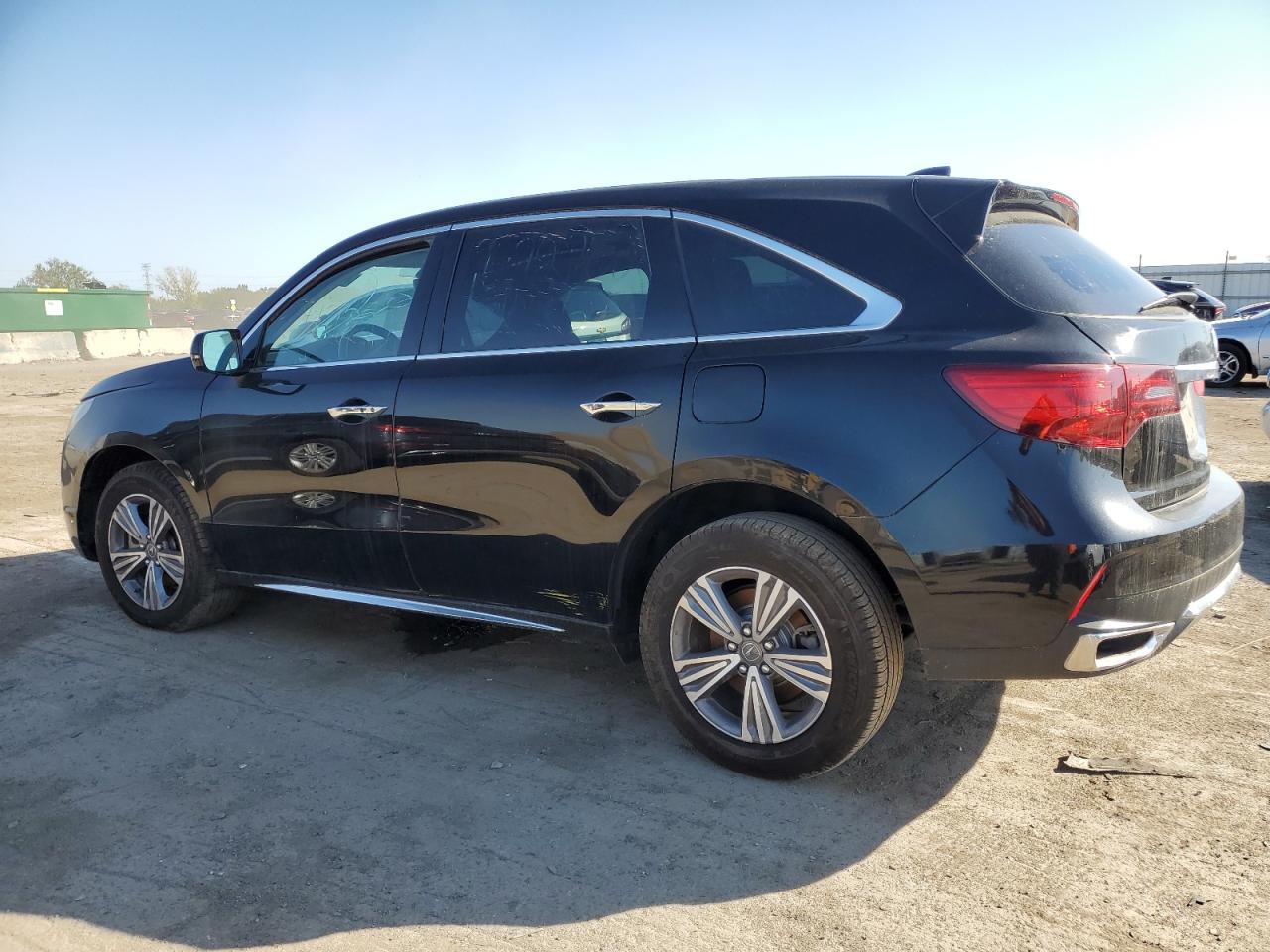 2020 Acura MDX VIN 5J8YD4H32LL042297 Copart auction photo, vandalism damage thumbnail 2