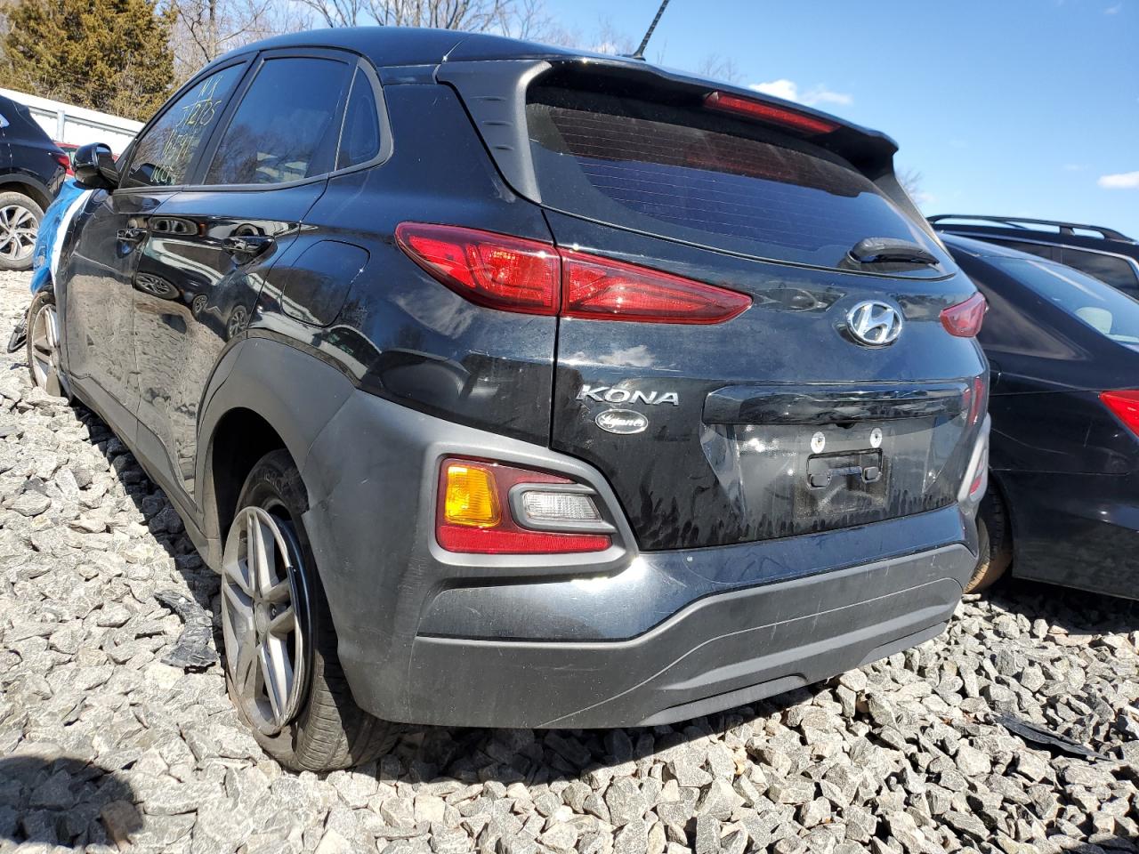 2021 Hyundai Kona VIN KM8K12AA3MU606797 Copart auction photo, front end damage thumbnail 2