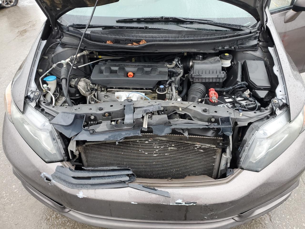 2012 Honda Civic VIN 2HGFB2F93CH539168 Copart auction photo, front end damage thumbnail 11