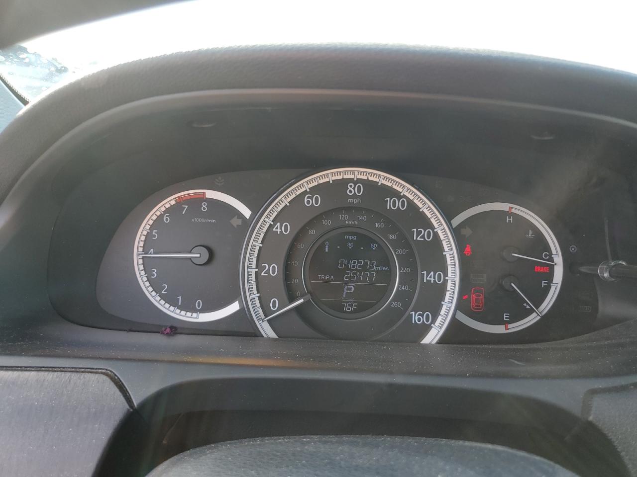 2015 Honda Accord VIN 1HGCR2F8XFA107430 Copart auction photo, top/roof damage thumbnail 9