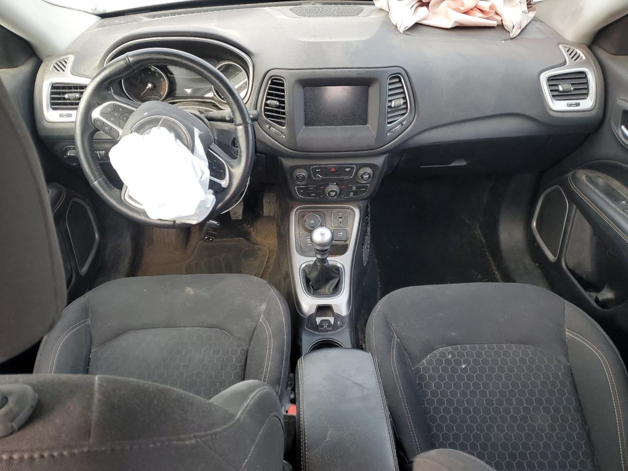 2018 Jeep Compass VIN 3C4NJDAB4JT146139 Copart auction photo, front end / side damage thumbnail 8