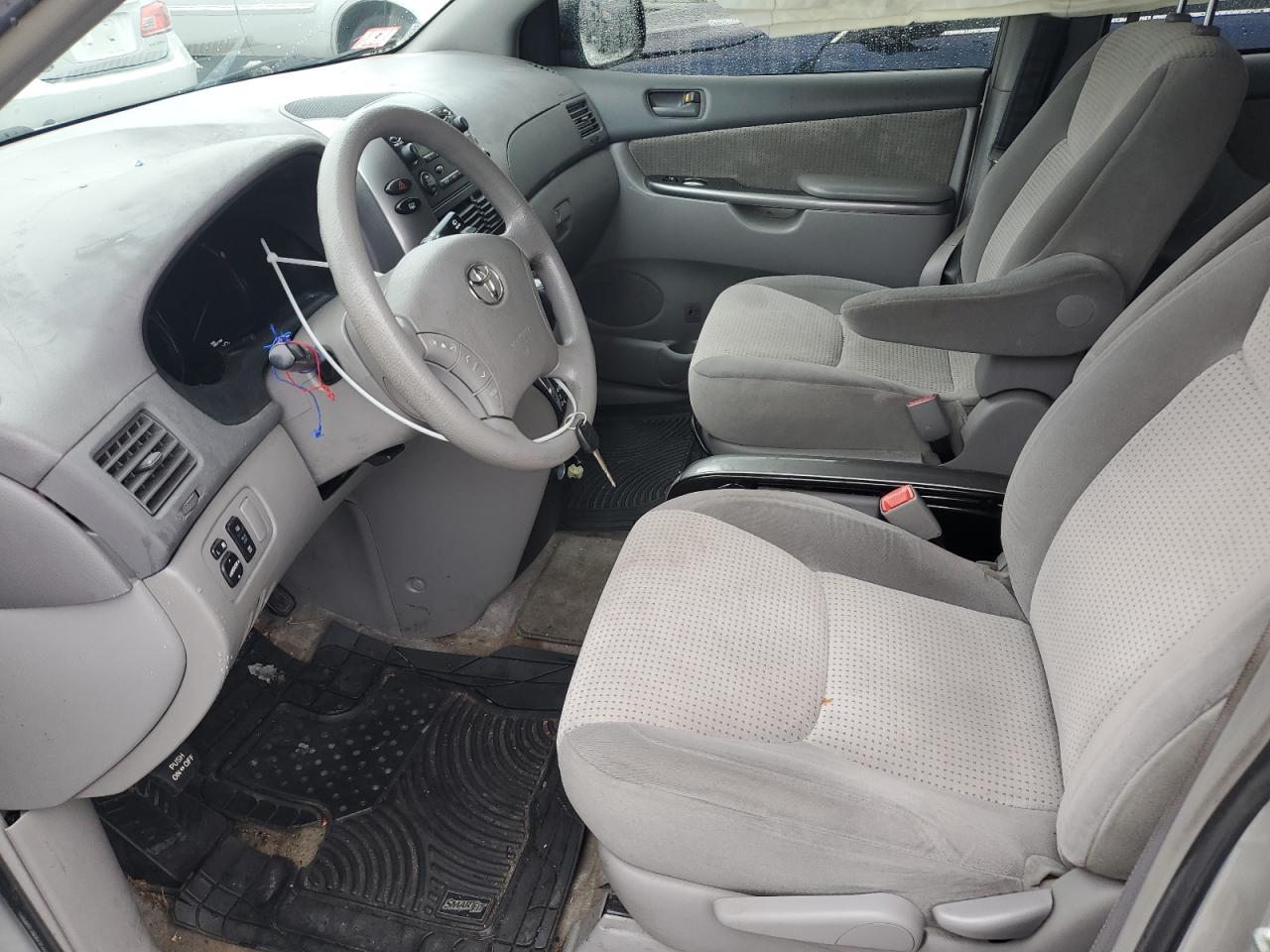 2007 Toyota Sienna VIN 5TDZK23C47S077514 Copart auction photo, side damage thumbnail 7