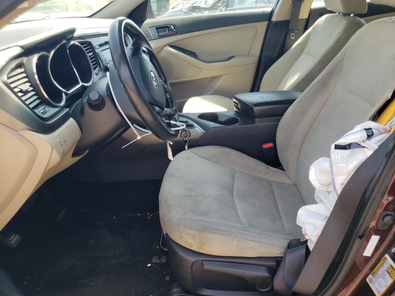 2012 KIA Optima VIN 5XXGM4A72CG026303 Copart auction photo, all over damage thumbnail 7