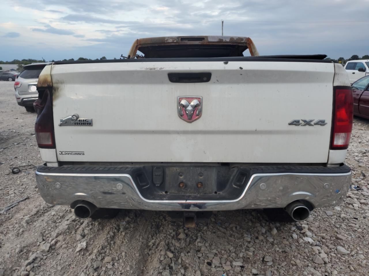 2015 RAM 1500 VIN 1C6RR7LM8FS652129 Copart auction photo, burn damage thumbnail 6