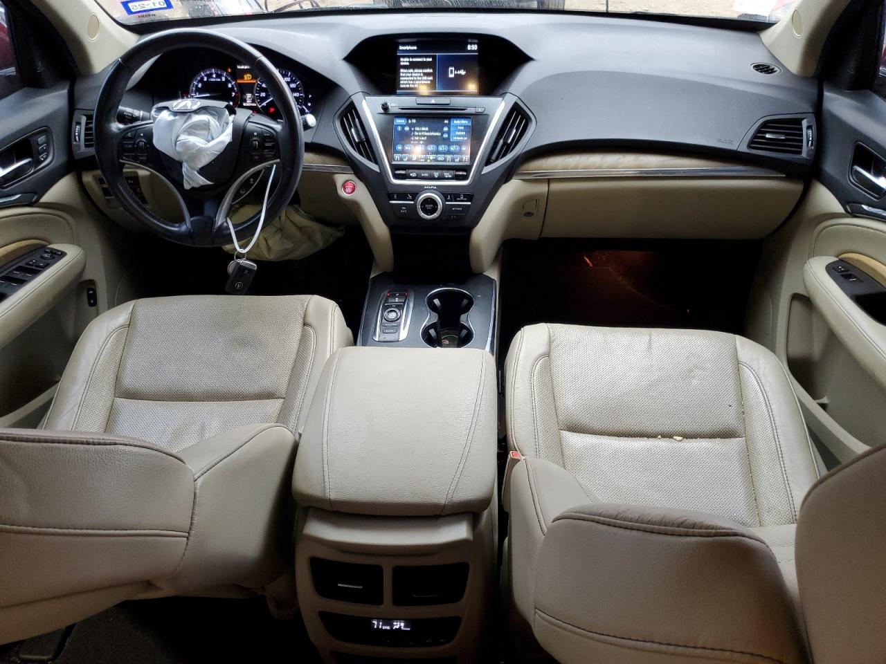 2020 Acura MDX VIN 5J8YD3H5XLL006398 Copart auction photo, front end / minor dent/scratches damage thumbnail 8