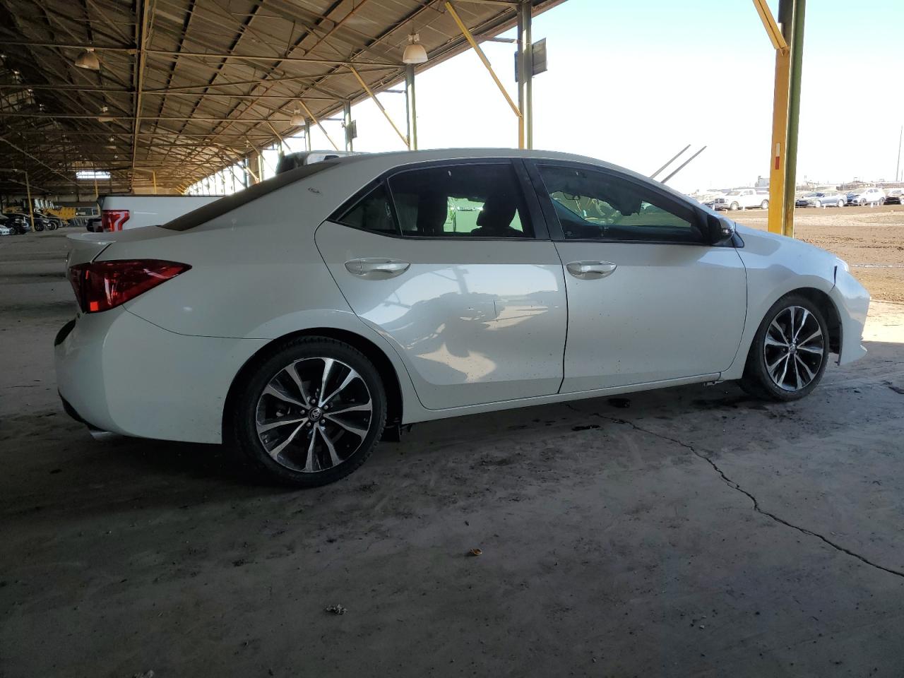 2017 Toyota Corolla VIN 5YFBURHE4HP614620 Copart auction photo, front end damage thumbnail 3