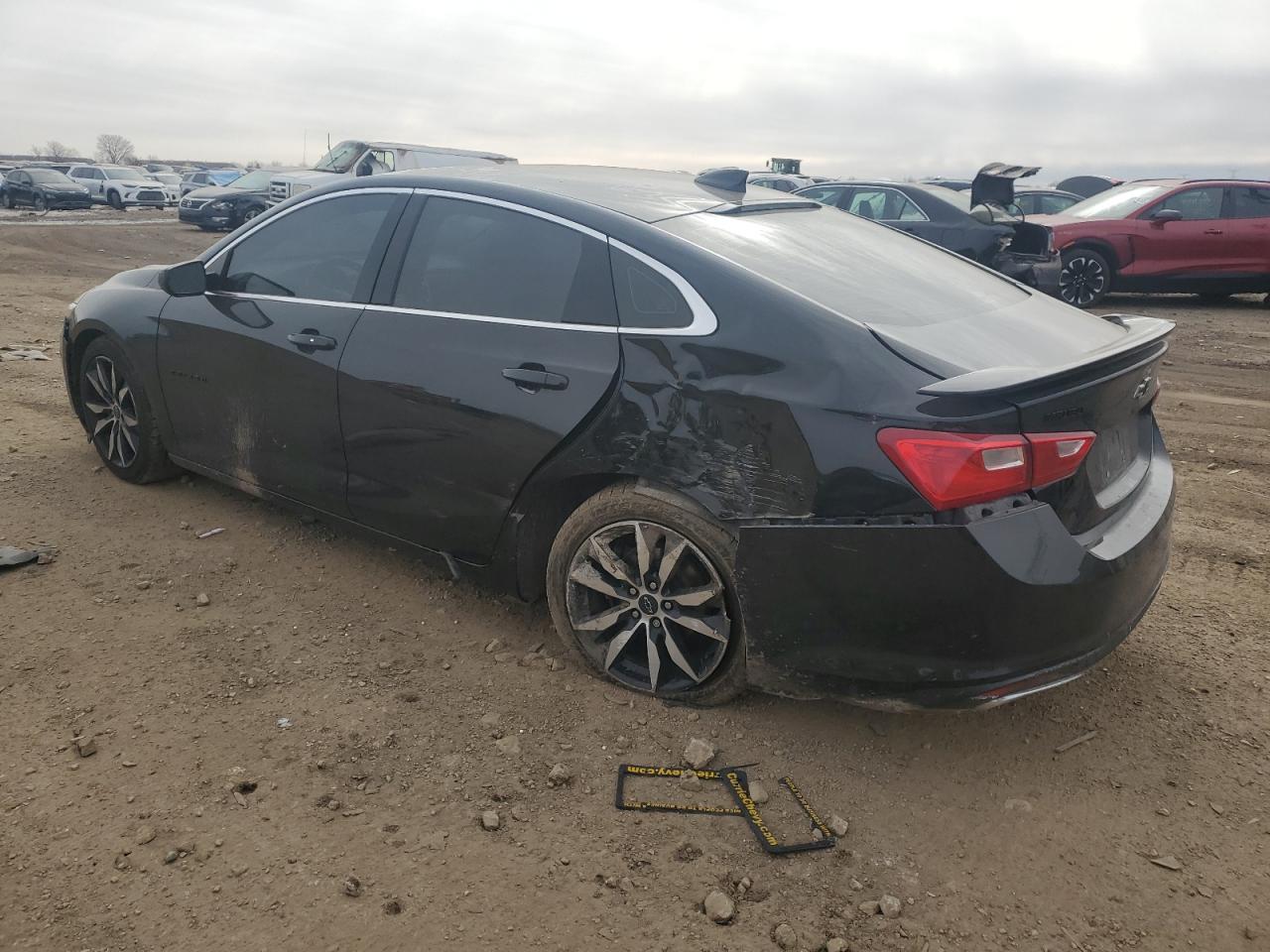 2020 Chevrolet Malibu VIN 1G1ZG5ST0LF086055 Copart auction photo, rear end / side damage thumbnail 2
