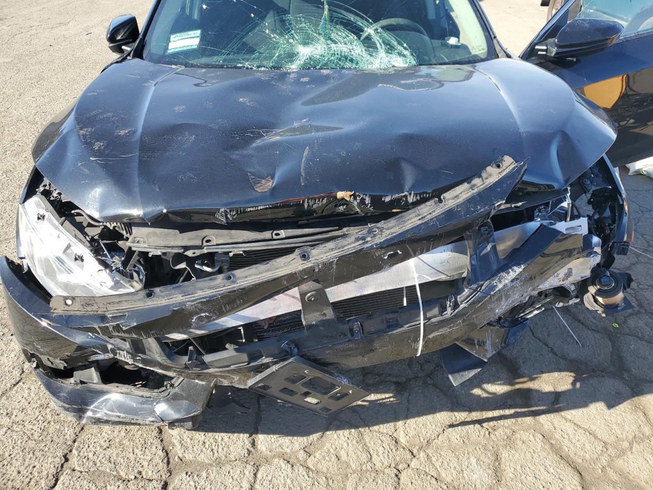 2017 Honda Civic VIN 2HGFC2F51HH571506 Copart auction photo, front end / all over damage thumbnail 11
