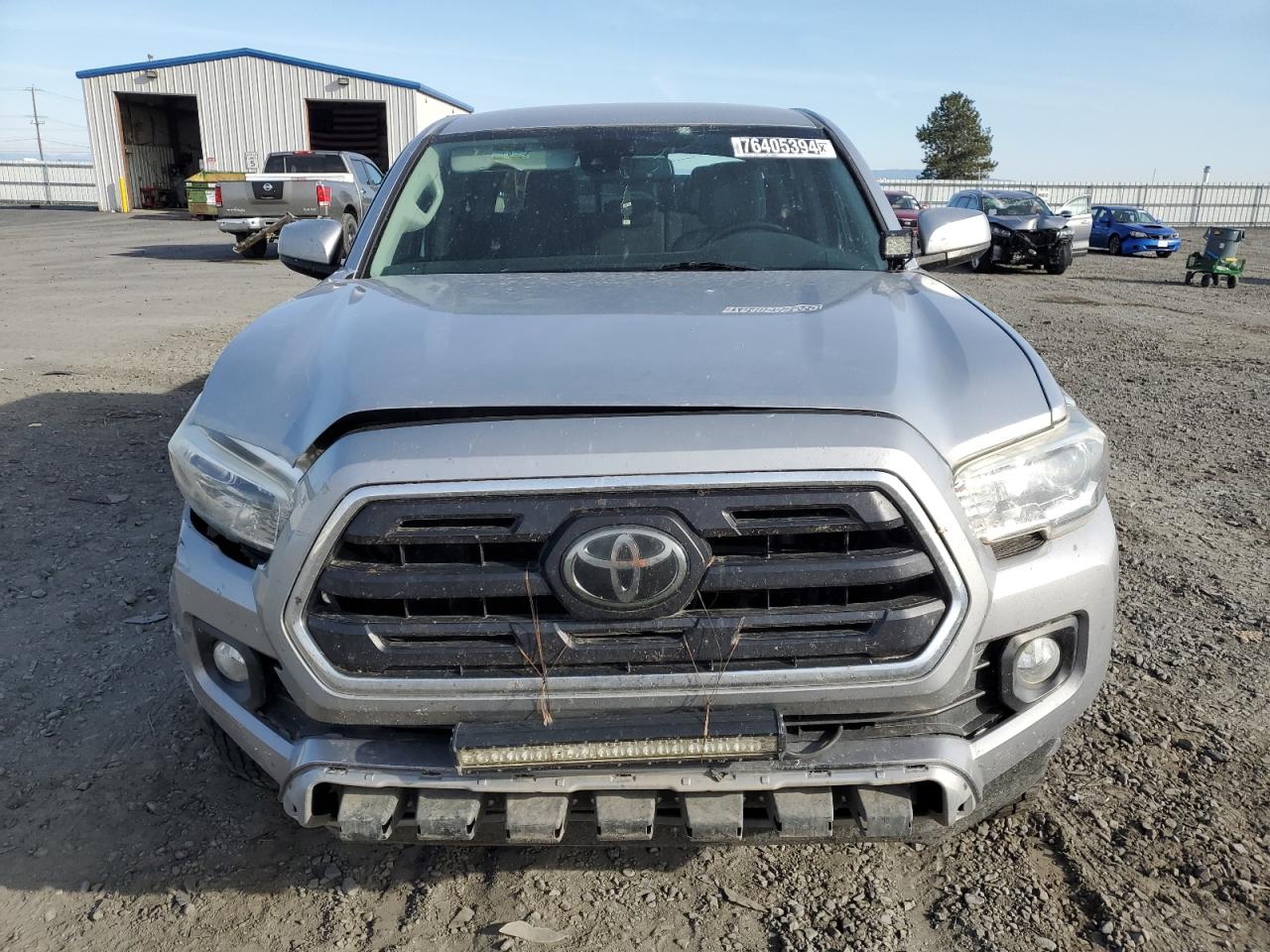 2018 Toyota Tacoma VIN 3TMDZ5BN3JM047308 Copart auction photo, front end / side damage thumbnail 5