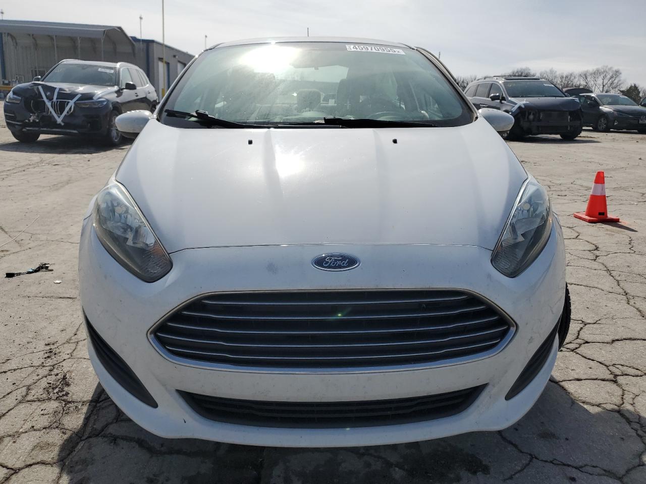 2019 Ford Fiesta VIN 3FADP4BJ8KM128714 Copart auction photo, side damage thumbnail 5
