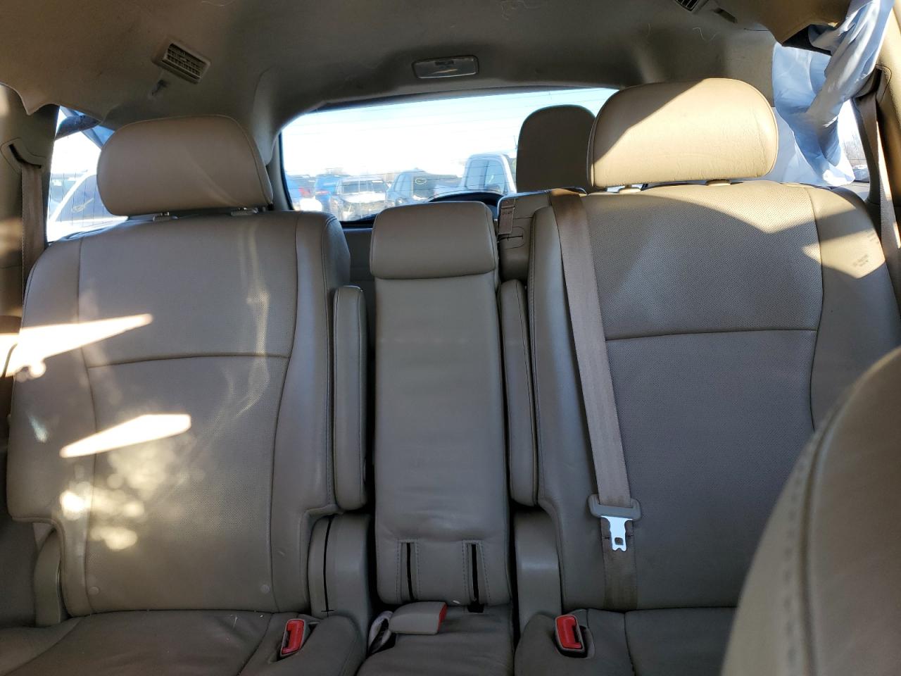 2013 Toyota Highlander VIN 5TDDK3EH3DS201163 Copart auction photo, rollover damage thumbnail 10