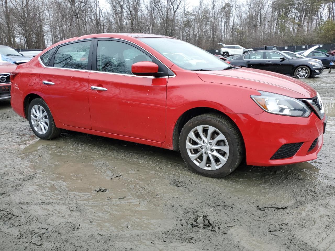2018 Nissan Sentra VIN 3N1AB7AP2JY287645 Copart auction photo, top/roof / minor dent/scratches damage thumbnail 4