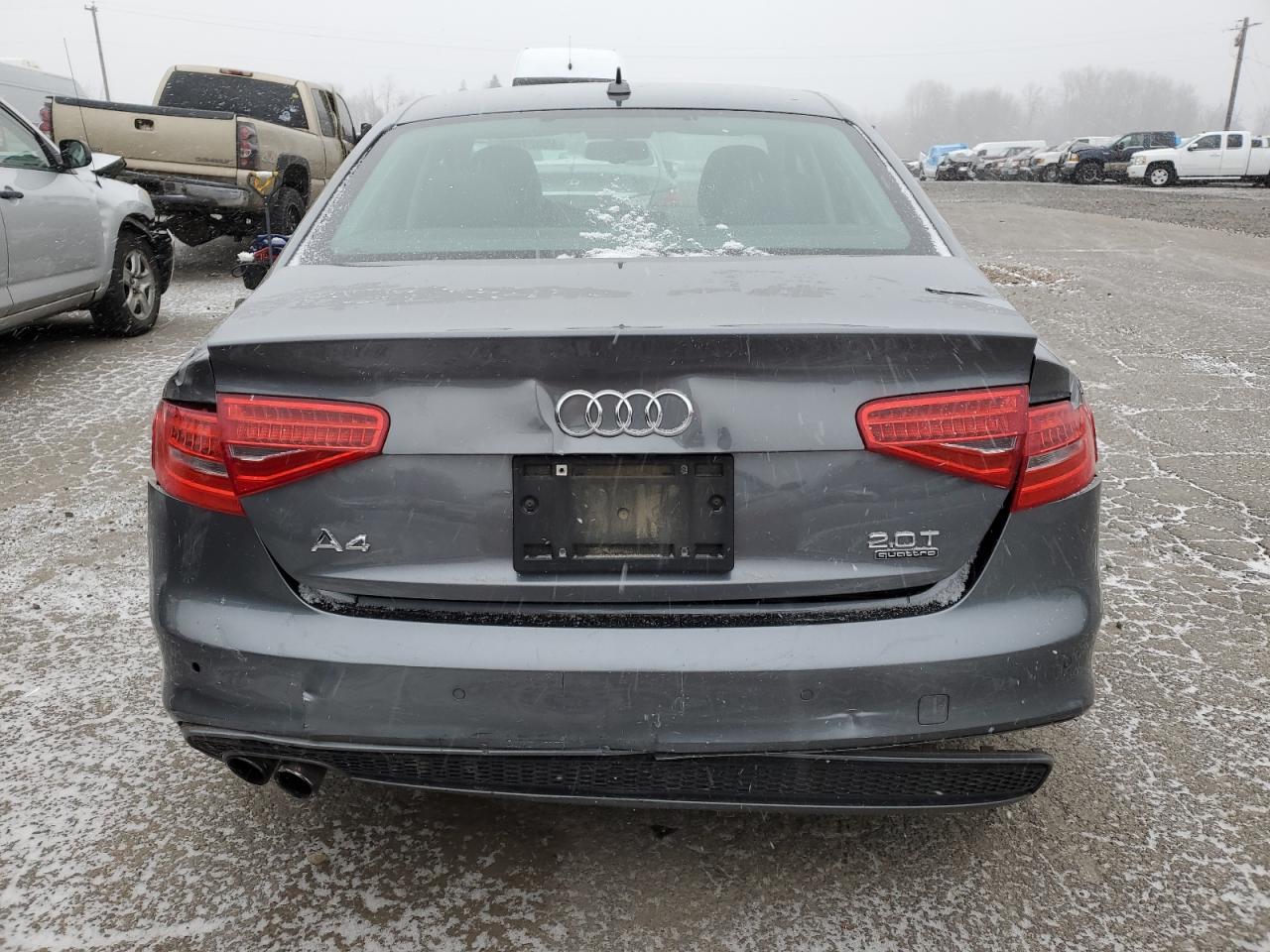 2016 Audi A4 VIN WAUFFAFL5GA005759 Copart auction photo, side / rear end damage thumbnail 6