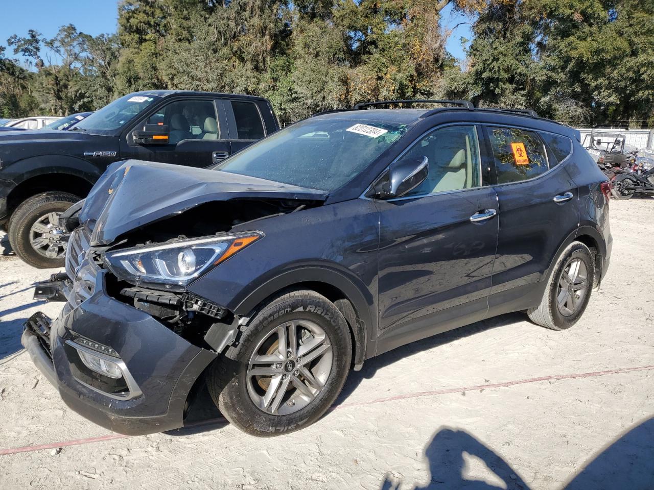 2018 Hyundai Santa Fe VIN 5NMZU3LBXJH055017