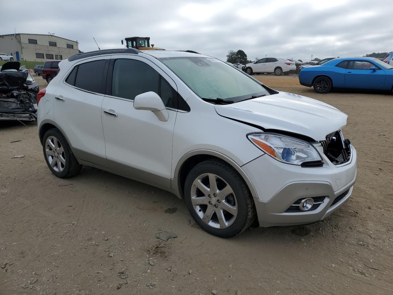 2013 Buick Encore VIN KL4CJDSB5DB131073 Copart auction photo, front end damage thumbnail 4