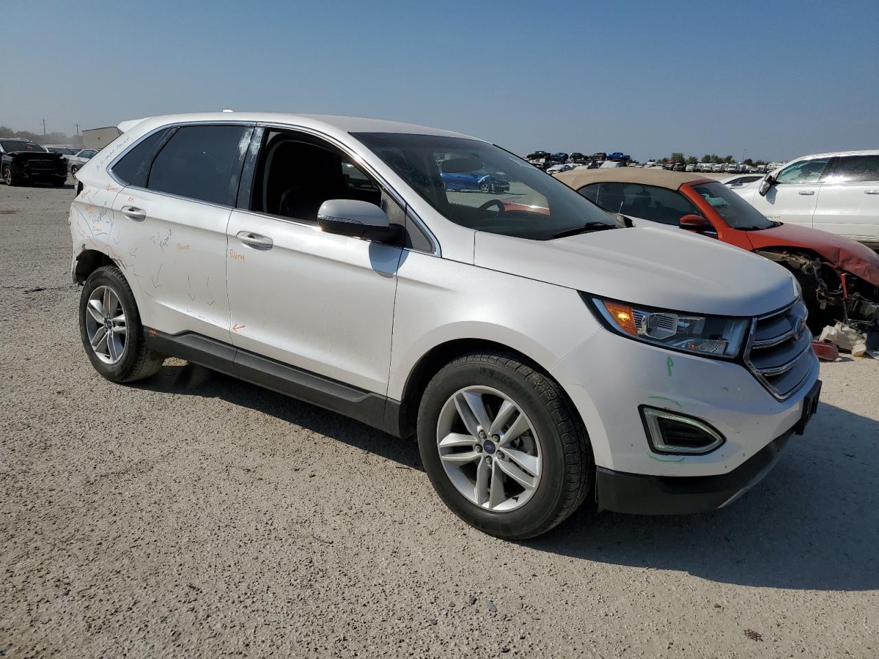 2017 Ford Edge VIN 2FMPK3J93HBC54363 Copart auction photo, rear end damage thumbnail 4