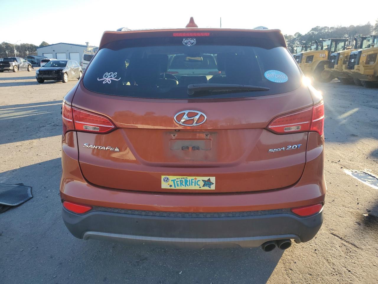 2014 Hyundai Santa Fe VIN 5XYZW3LA5EG217279 Copart auction photo, front end damage thumbnail 6