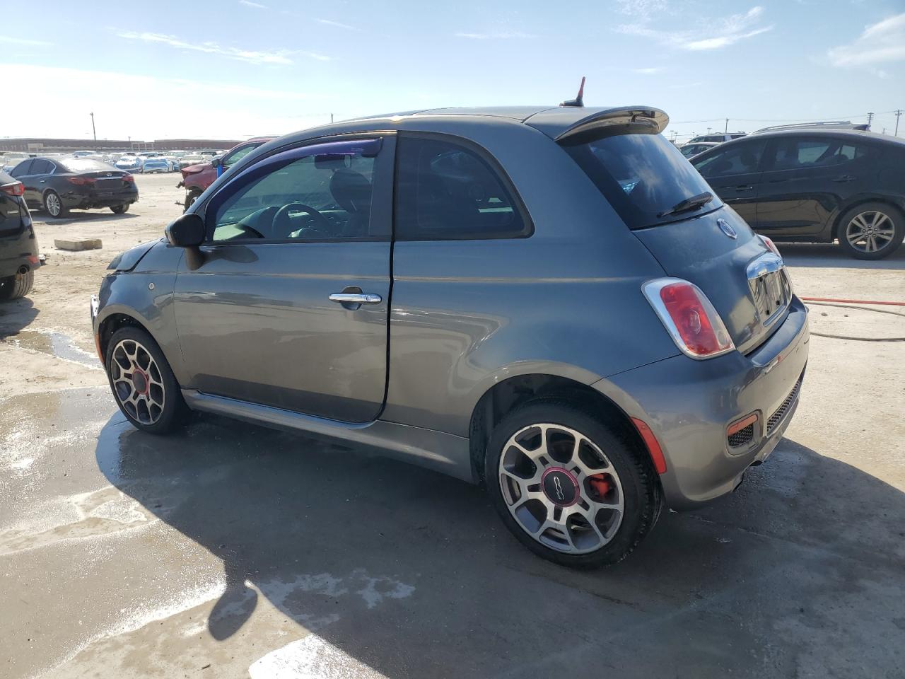 2012 Fiat 500 VIN 3C3CFFBR7CT115295 Copart auction photo, front end damage thumbnail 2