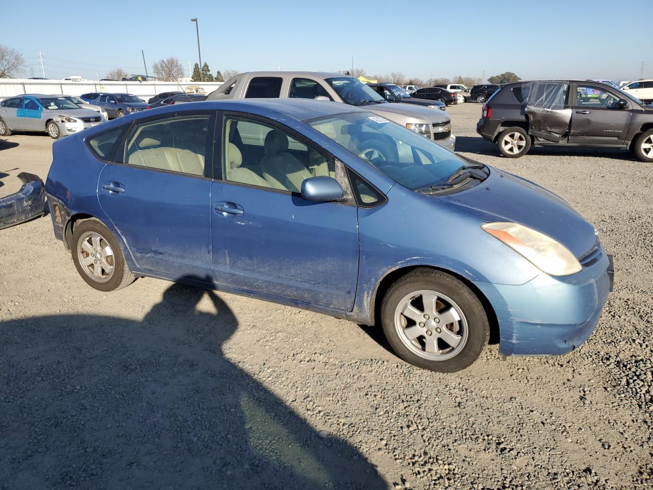 2005 Toyota Prius VIN JTDKB20U157047036 Copart auction photo, rear end damage thumbnail 3