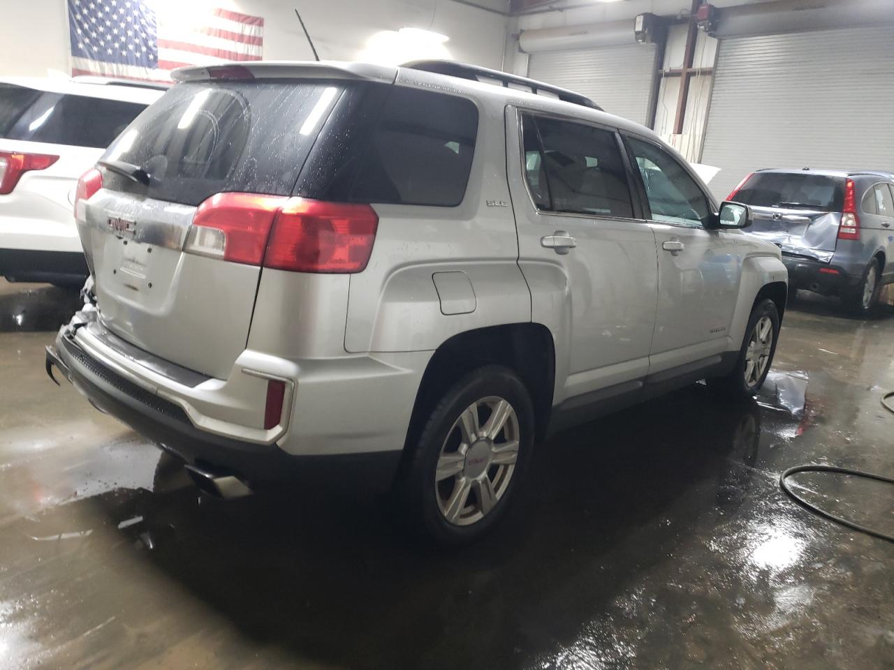 2016 GMC Terrain VIN 2GKFLNE34G6111108 Copart auction photo, rear end / front end damage thumbnail 3