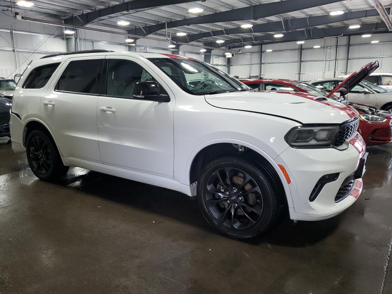 2021 Dodge Durango VIN 1C4RDJDG2MC610673 Copart auction photo, rear end / front end damage thumbnail 4