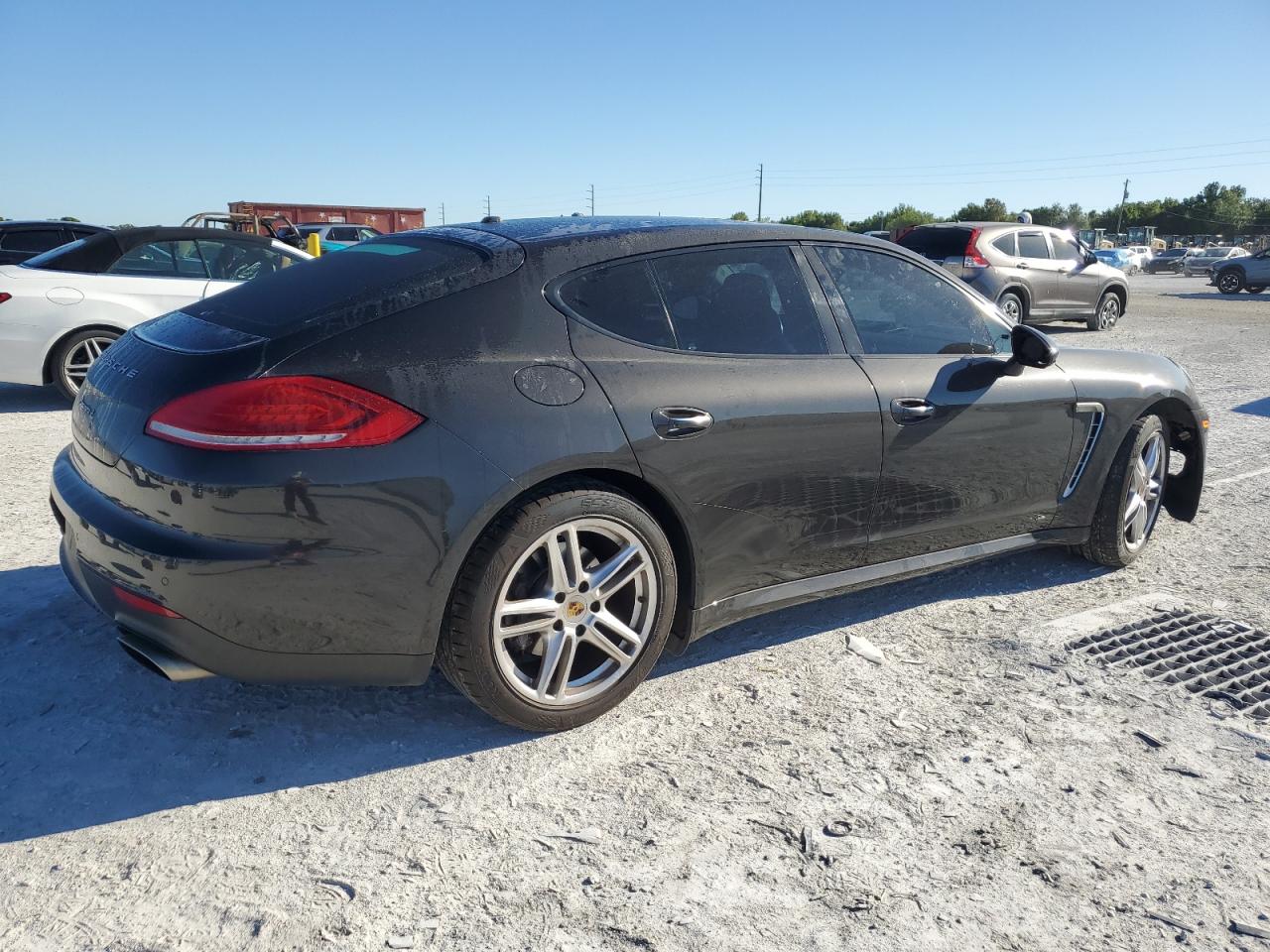 2015 Porsche Panamera VIN WP0AA2A77FL000948 Copart auction photo, front end / undercarriage damage thumbnail 3