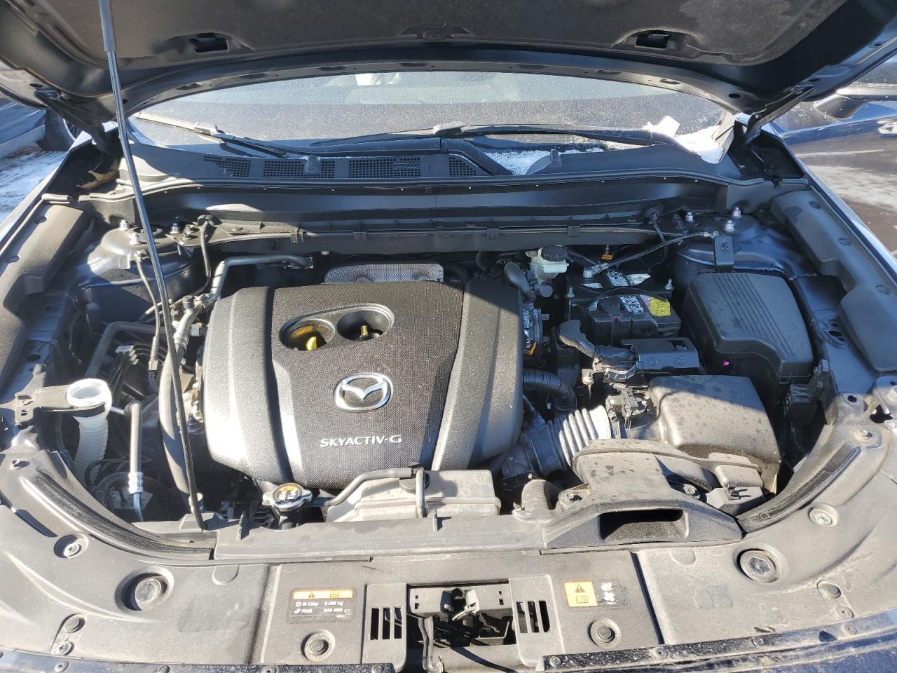 2021 Mazda CX-5 VIN JM3KFBDM6M1393283 Copart auction photo, all over damage thumbnail 12