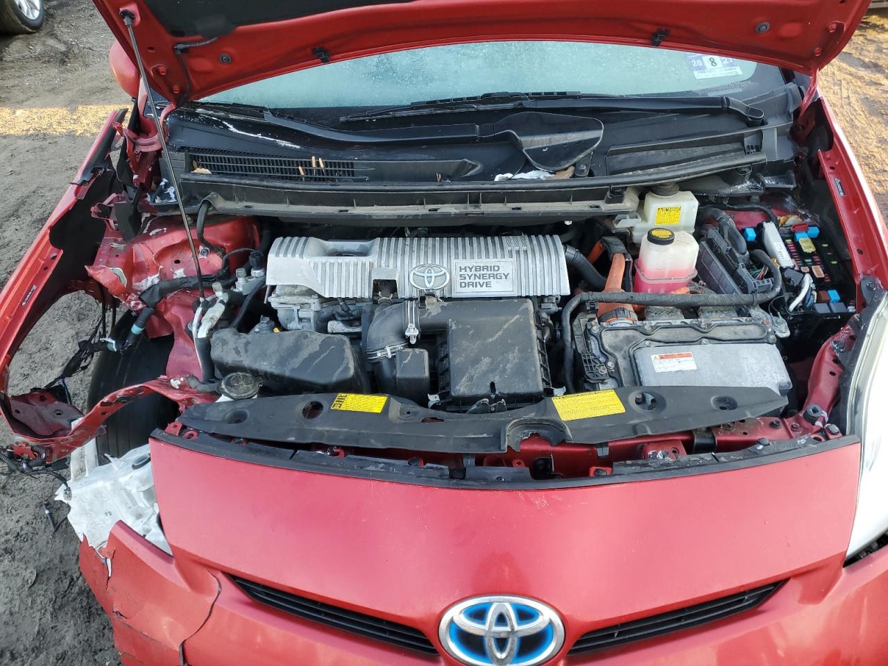 2012 Toyota Prius VIN JTDKN3DU3C1552230 Copart auction photo, front end damage thumbnail 11