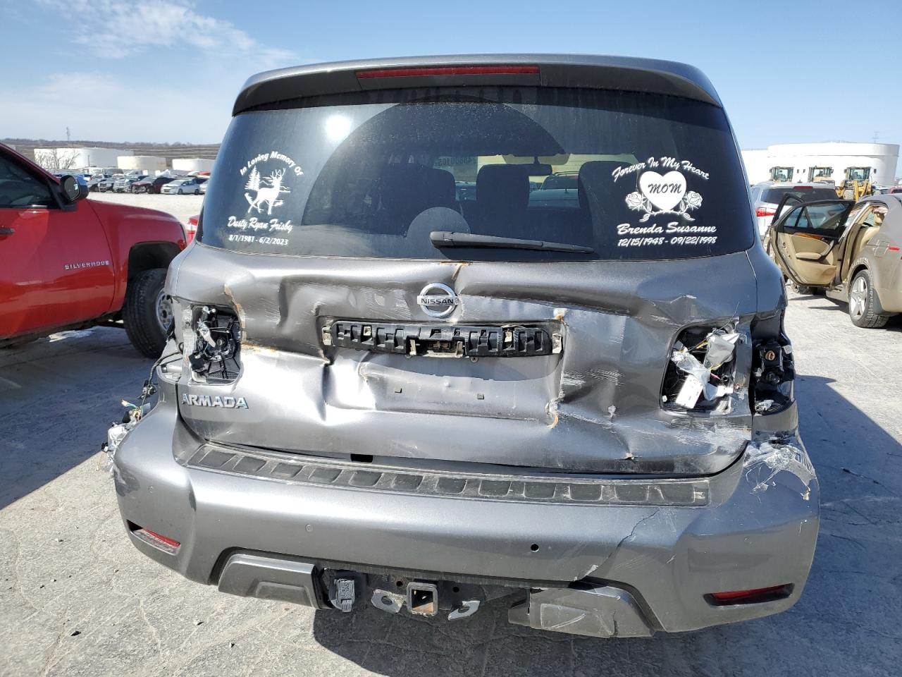 2020 Nissan Armada VIN JN8AY2NC8LX517946 Copart auction photo, rear end / front end damage thumbnail 6