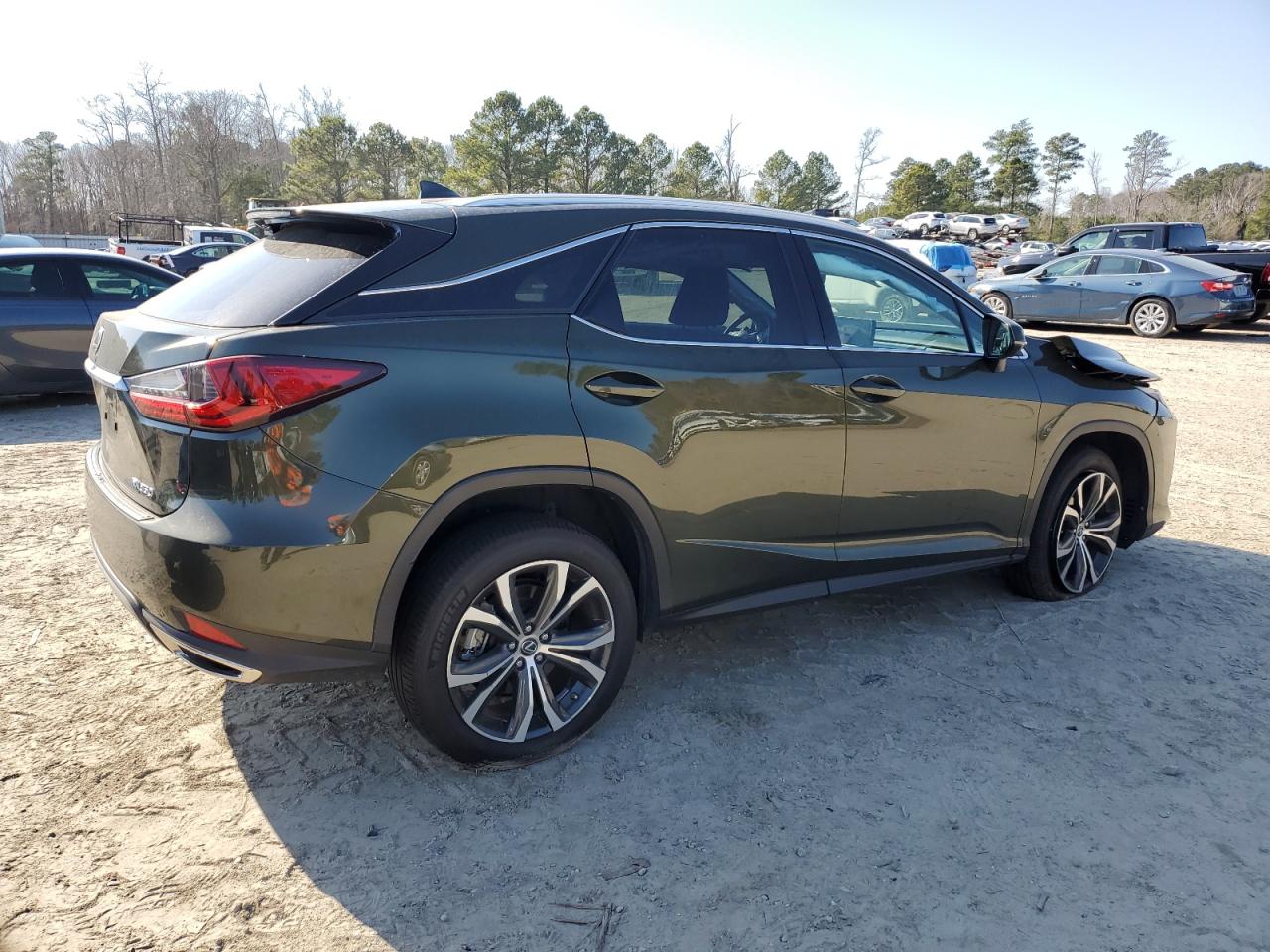 2022 Lexus RX VIN 2T2HZMAA5NC259034 Copart auction photo, front end damage thumbnail 3