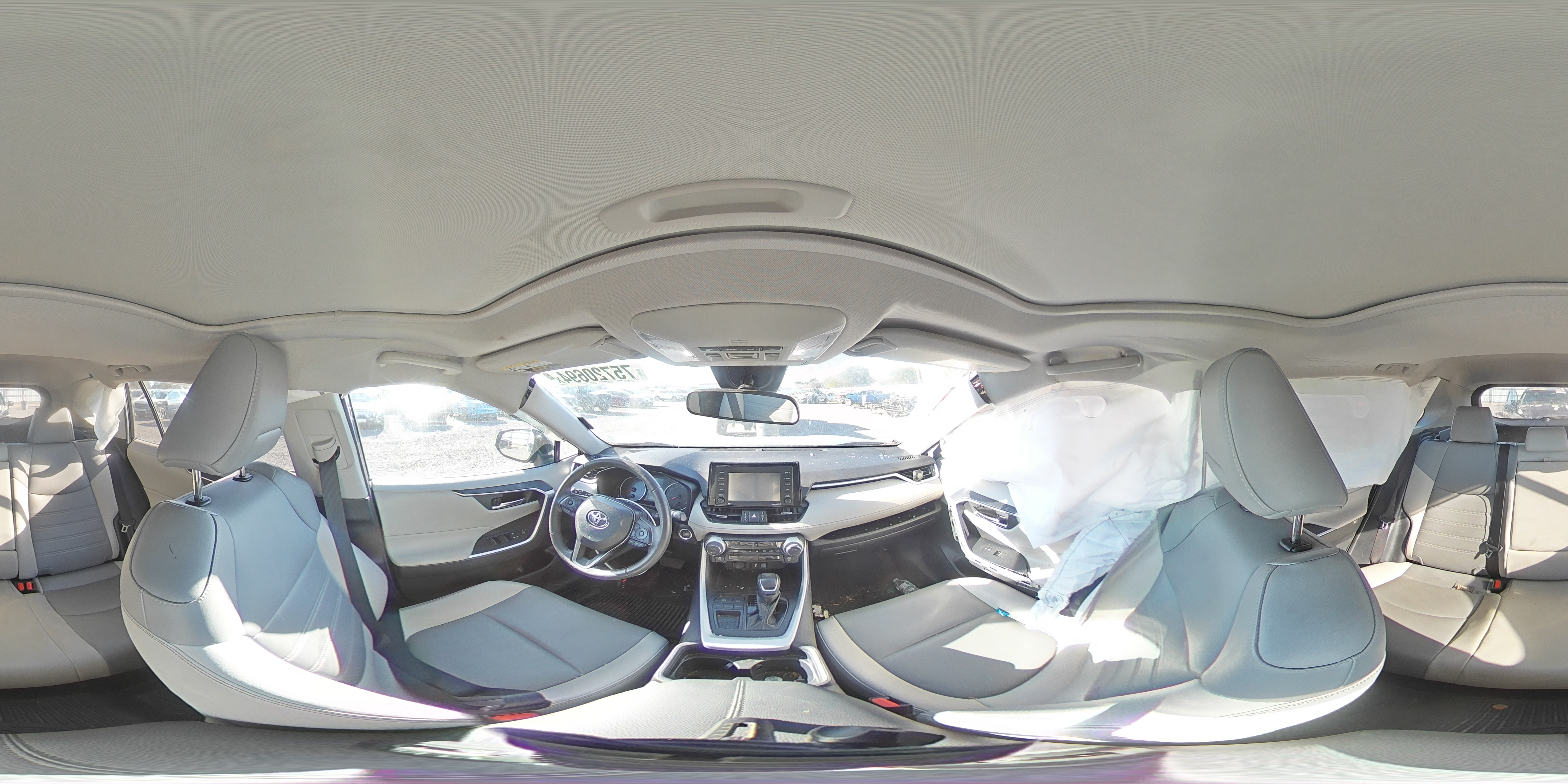 2020 Toyota RAV 4 VIN 2T3C1RFV5LC083718 Copart auction photo, side / front end damage thumbnail 13