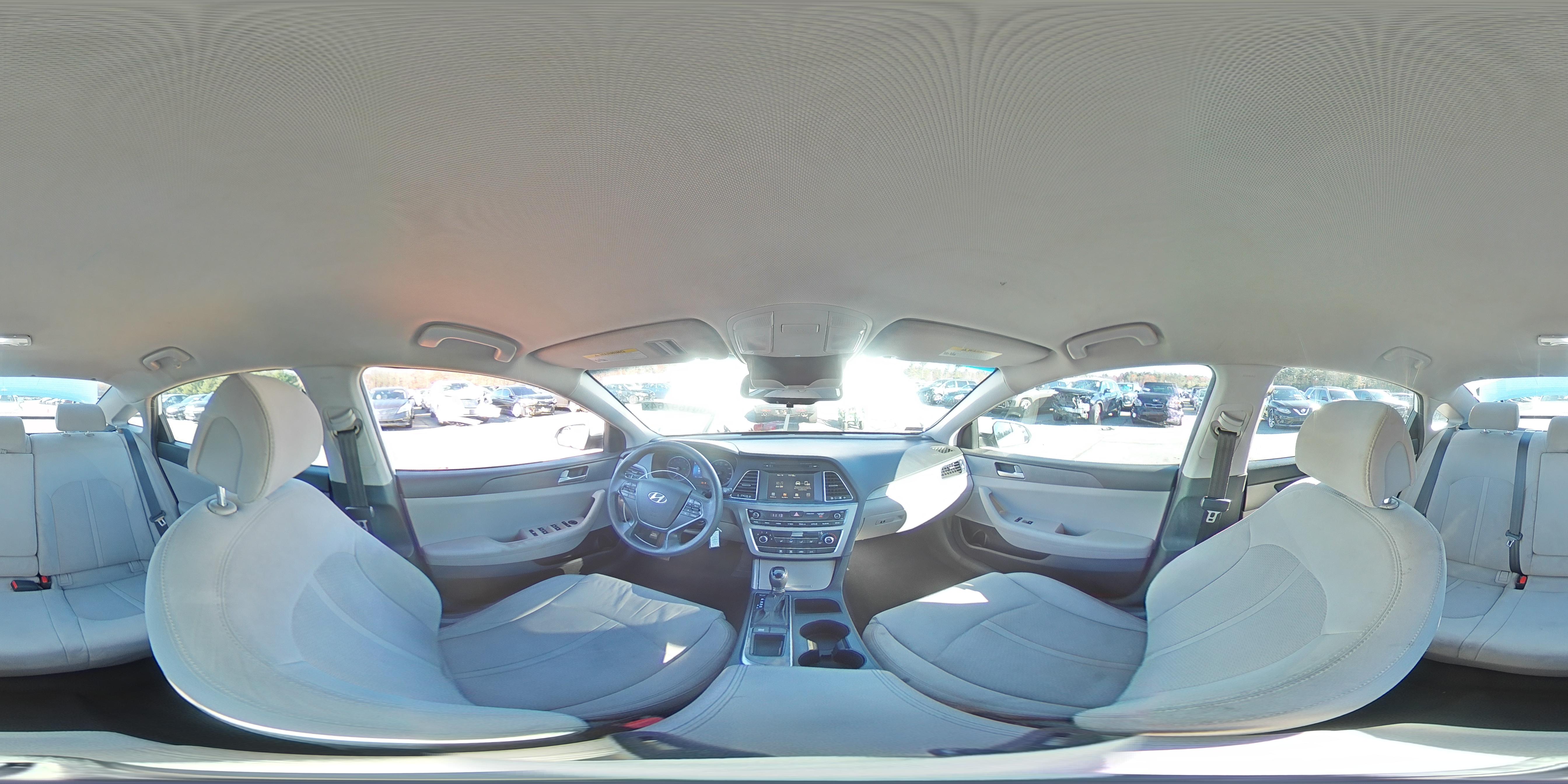 2016 Hyundai Sonata VIN 5NPE24AF0GH281093 Copart auction photo, front end / rear end damage thumbnail 12