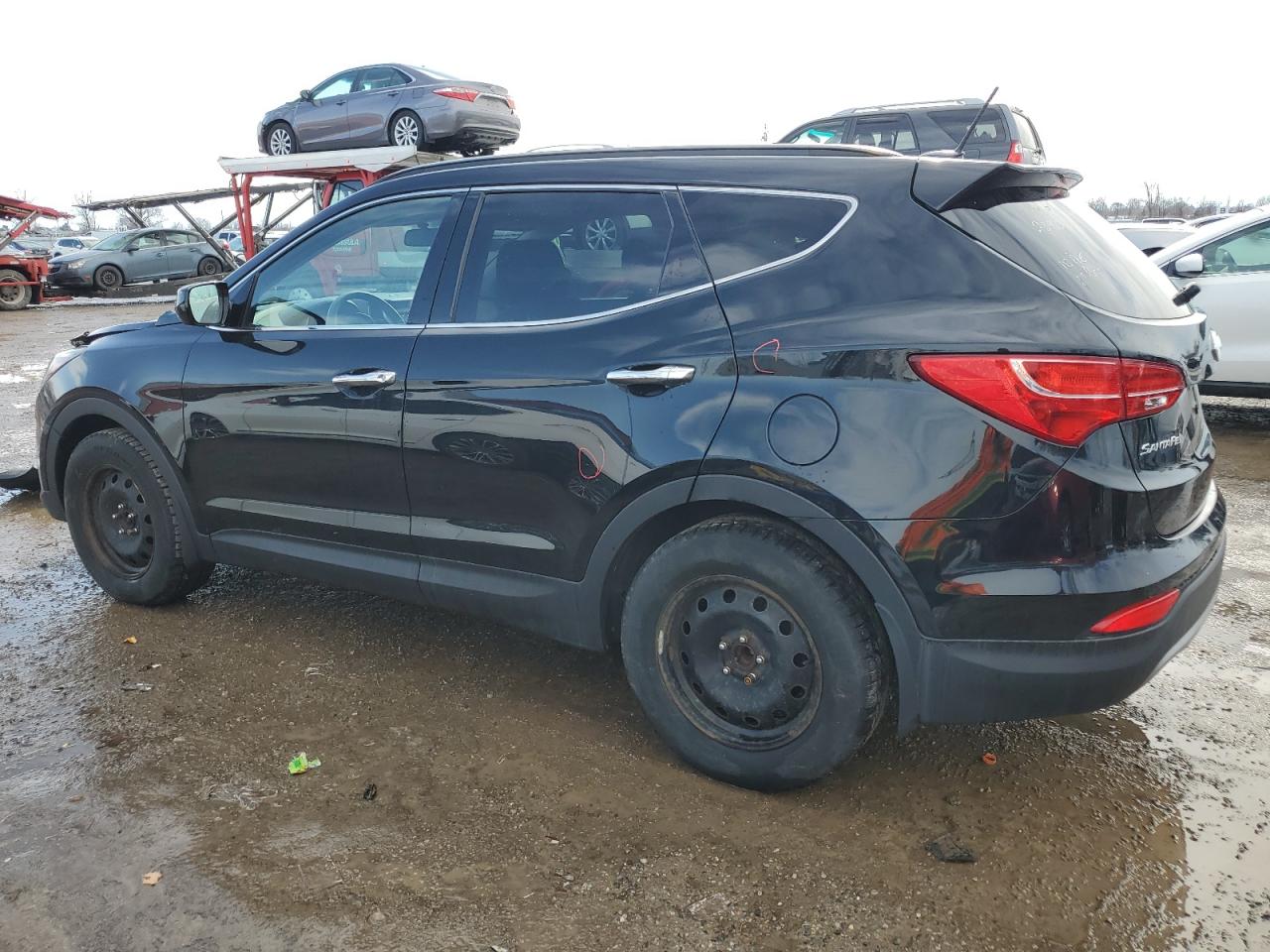 2016 Hyundai Santa Fe VIN 5XYZT3LB0GG312157 Copart auction photo, front end damage thumbnail 2
