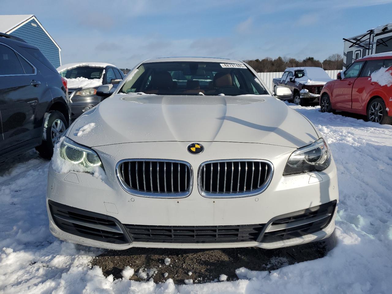 2014 BMW 5er VIN WBA5A7C58ED620353 Copart auction photo, rear end damage thumbnail 5
