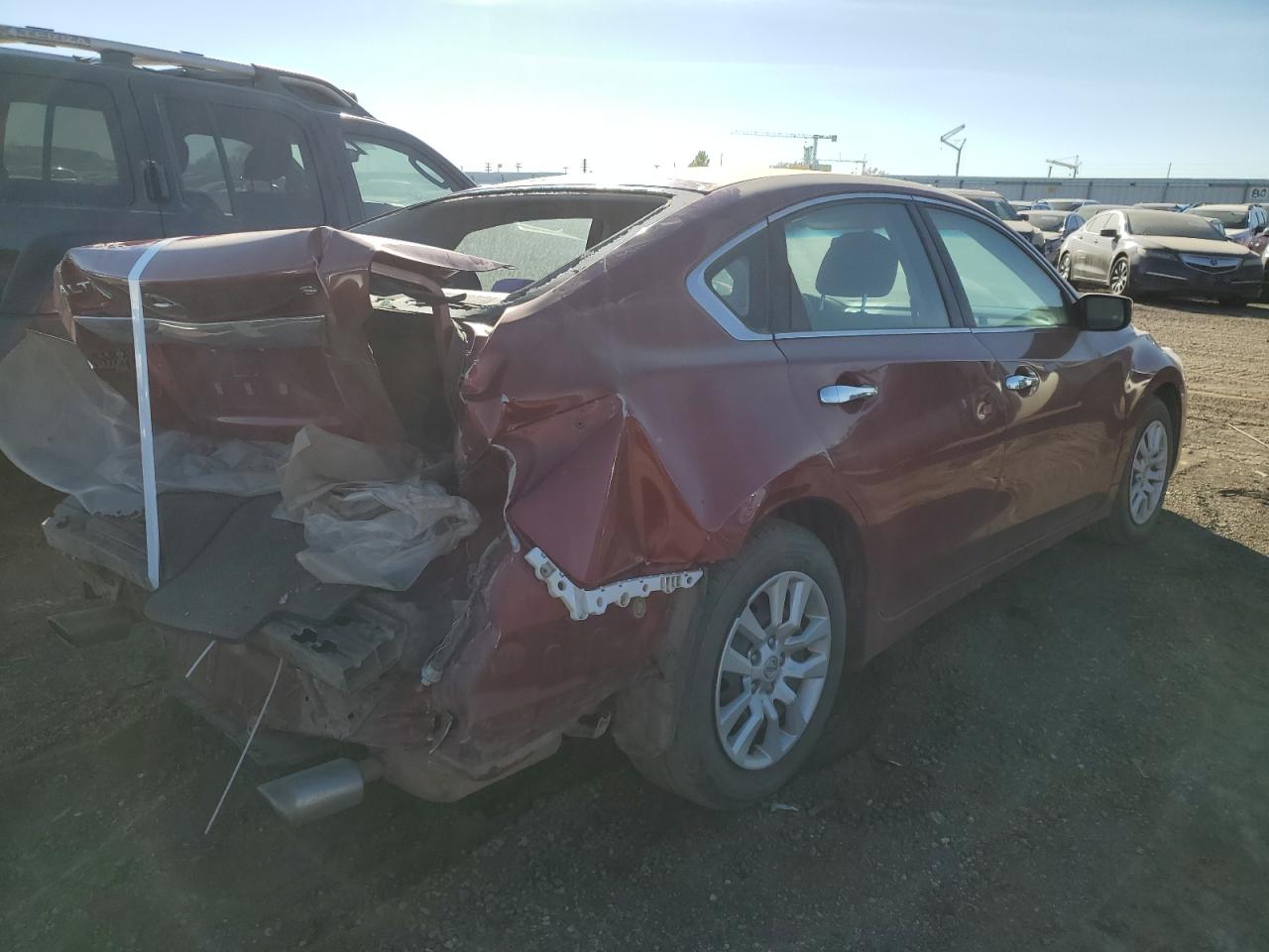 2015 Nissan Altima VIN 1N4AL3AP2FN870214 Copart auction photo, rear end / front end damage thumbnail 3