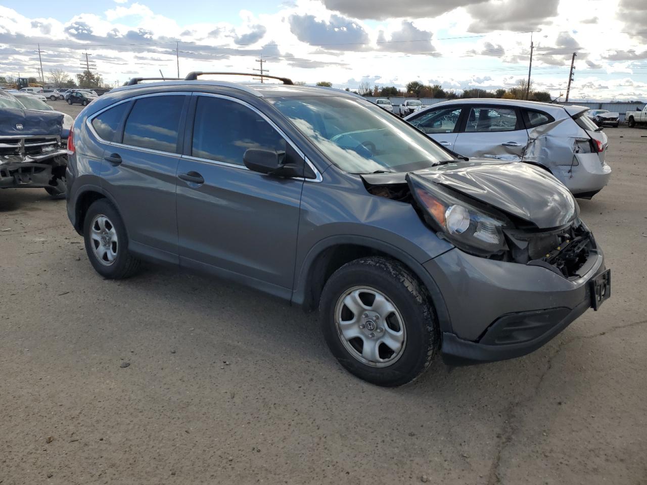 2014 Honda CR-V VIN 3CZRM3H39EG701256 Copart auction photo, front end damage thumbnail 4